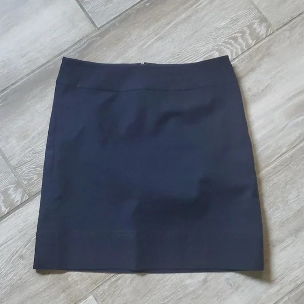 Talbots Petite Back Zip Above Knee Midi Pencil Skirt